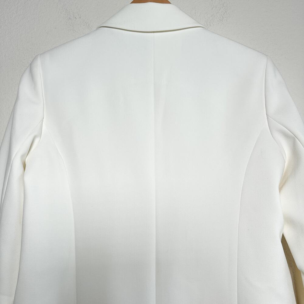 NWT Favorite Daughter The Suiting Blazer Ivory Size XS Satin Lapel SP24 $398 - Picture 15 of 17